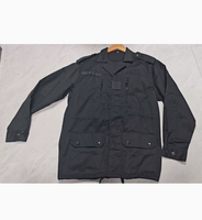 Traje azul y negro para trabajadores DFS01, chaqueta y pantalones resistentes, venta al por mayor.