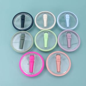 Couvre-gobelet en silicone épais de 30 oz avec paille anti-fuite - Product Image 1