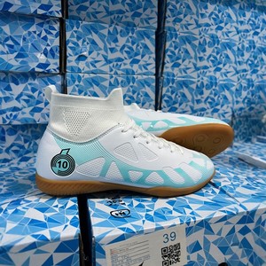 Scarpe da calcio alte da <span class=keywords><strong>uomo</strong></span> e da donna nuove punte corte autunnali scarpe da calcio basse per interni di grandi dimensioni a cinque lati per adulti - Product Image 4