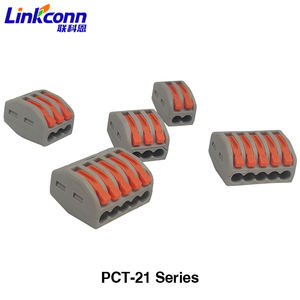 Connecteur de fil universel compact PCT-215 boîtier en Nylon de bornier enfichable électrique rapide pour connecteurs d'alimentation mâle/femelle - Product Image 5