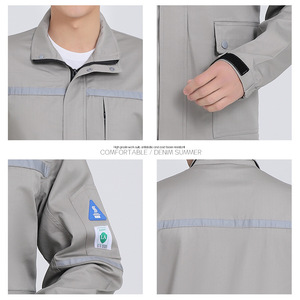 Vêtements de travail de sécurité en gros, vêtements ignifuges et antistatiques avec bande réfléchissante pour hommes et femmes - Product Image 3