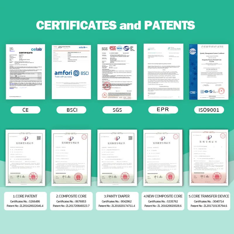 Pannolino per adulti di medie dimensioni con Logo privato campione gratuito di grado B per incontinenza