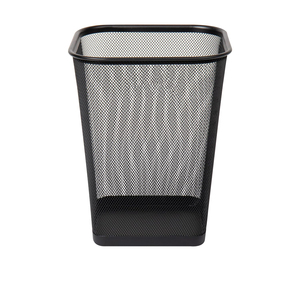Hot Sale <strong>Office</strong> Waste Paper Basket High Quality Black <strong>Metal</strong> <strong>Mesh</strong> <strong>Square</strong> <strong>Trash</strong> Recycling Bin - Product Image 5