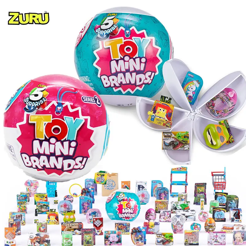 Hot sale Mini Fashion Mini Toys Supermarket Shopping Blind Box For Kids Mini Brands 5 Daily Gift Surprise Ball Toys