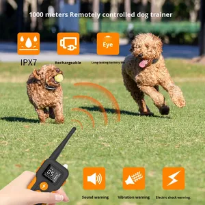 2024 yeni akıllı anti-havlayan yaka uzaktan kumandalı köpek <span class=keywords><strong>e</strong></span>ğitim cihazı plastik Pet <span class=keywords><strong>e</strong></span>ğitim malzemeleri toptan için stokta - Product Image 4