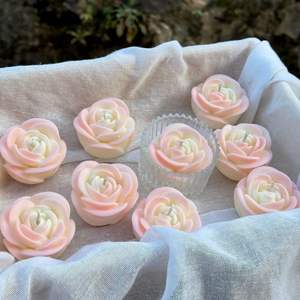 Vela Aromática con Forma de Rosa LANJO, Vela de Cera de Soja Creativa con Diseño Floral, Adorno para Bodas, Día de San Valentín, Recuerdos para Despedidas de Soltera - Product Image 2