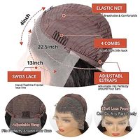 Pelucas de Cabello Natural Vietnamita con Ondas Suaves, Pelucas Frontales de Encaje sin Pegamento, Cabello Humano Pre-Arrancado para Mujeres Negras, Peluca de Cabello Remy