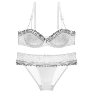 Lift sujetador <span class=keywords><strong>ropa</strong></span> interior Set Push Up reunir sujetadores bragas Kit de media taza juegos breve mujeres <span class=keywords><strong>ropa</strong></span> de cama - Product Image 4