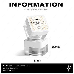 Jting thiết kế mới nhất 6 màu sắc Carat <span class=keywords><strong>Flash</strong></span> Spider gel sơn móng tay một bước hình thành gel đánh bóng OEM bán buôn Nail Nguồn cung cấp nghệ thuật - Product Image 2