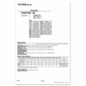 ท่อโพลียูรีเทน TU1208W-100ชิ้นส่วนนิวเมติก SMC - Product Image 1
