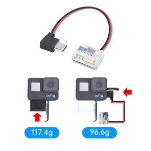 Câble d'alimentation de type C vers prise d'équilibrage 5V, câble de charge pour caméra <span class=keywords><strong>Go</strong></span> <span class=keywords><strong>Pro</strong></span> <span class=keywords><strong>Hero</strong></span> 6 / <span class=keywords><strong>7</strong></span> / 8 / 9 / 10 / 11, pièce de drone FPV - Product Image 2