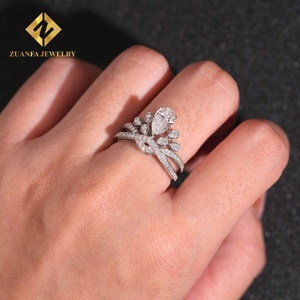 Anillo de Eternidad Moderno con Diamantes Simulados, Joyería para Mujer, Anillo de Compromiso de Oro de 18k con Diamantes de Laboratorio, Certificado IGI - Product Image 6