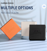 Chargeur sans fil multifonction Téléphone mobile et accessoires 3 EN 1 Chargeur sans fil pliable 15w Charge rapide