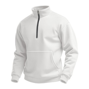 Nuevo Diseño 2026 Sudadera con <span class=keywords><strong>Capucha</strong></span> <span class=keywords><strong>Oversize</strong></span> para Hombre, Cierre de Cremallera 1/4, Tejido Waffle, Manga Larga, Otoño, ODM, 100% Poliéster - Product Image 5
