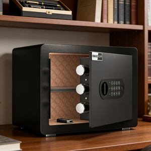 Caja Fuerte H36 de Acero con Cerradura Electrónica de Huella Dactilar, Caja Fuerte Pequeña Opcional para el Hogar, la Escuela, el Hospital, el Hotel y el Banco - Product Image 5