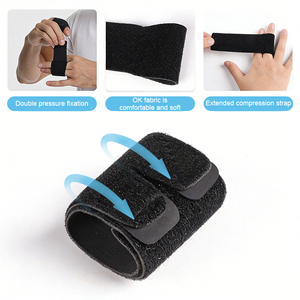 Attelle de soutien respirante <span class=keywords><strong>pour</strong></span> <span class=keywords><strong>doigt</strong></span> <span class=keywords><strong>cassé</strong></span>, manchon de protection <span class=keywords><strong>pour</strong></span> le basketball, le volleyball et le tennis - Product Image 1