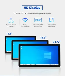 Custom Column Height 21.5'' Flat Screen Touch High Brightness Id Card Reader Cashless Pay Ordering Self Check In Kiosk Hotel