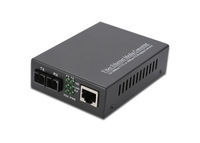 Convertisseur de média SFP vers 10gbe 10/100/1000 Gigabit 1G Fibre optique 20km Convertisseur de média Ethernet SFP
