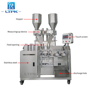 Máy làm đầy hạt tự động hai trạm ltpk cho đồ ăn nhẹ, Thức ăn cho vật nuôi và các loại hạt - Product Image 4