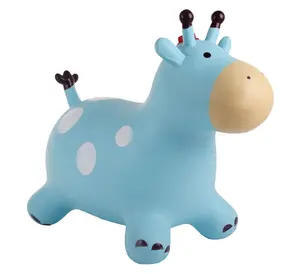 Trẻ em của ngựa Phễu unisex đồ chơi bơm hơi in logo của bạn bouncy PVC nhựa với miễn phí chân nhảy động vật cho trẻ em CN; Jia