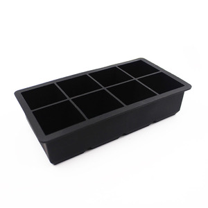 DIY <b>Ice</b> <b>Maker</b> Cube Square Tray with Lid 8 Grid Big Silicone <b>Ice</b> Cream Tools - Product Image 1