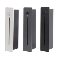Lampe murale d'escalier au design moderne, dimmable, LED Bridgelux 3W, Ra80, angle de faisceau 30°, en aluminium, pour extérieur, étanche IP65, encastrée pour marches