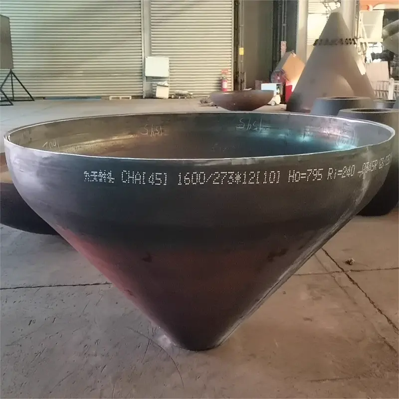 Forged stainless steel conical cone head for boiler