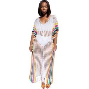 Robes d'été décontractées à fentes et dos nu pour femmes, style plage - Product Image 3