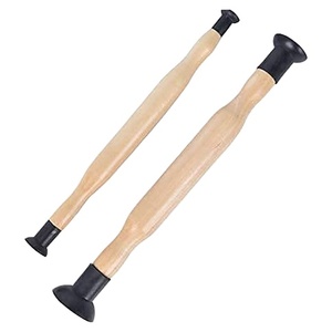 2PCS Double-Fin <span class=keywords><strong>Ventouse</strong></span> Grip Valve Rectification <span class=keywords><strong>Rodage</strong></span> Bâton Outil Ensemble 1-1/8, 1-3/8, 5/8, 3/16 Pouces - Product Image 1