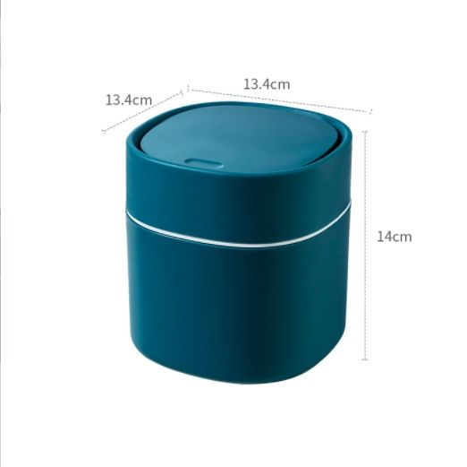 Couvercle ouvert à la presse bleu 14cm