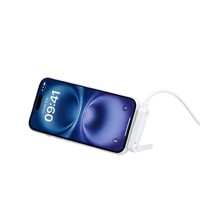 Meilleure vente transfrontalière : Chargeur de téléphone portable 240W à charge ultra-rapide avec câble de support et connecteurs C-C en ABS