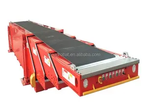 Senad Industrial Boom Conveyor For Truck Container Loading And Unloading Goods Conveyor Scanner System