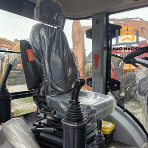 Excavatrice hydraulique sur chenilles Caterpillar CAT-420F d'occasion à vendre, idéale pour les travaux d'aménagement paysager et de préparation de chantier - Product Image 4