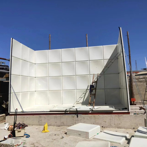 Tanque de almacenamiento de agua <span class=keywords><strong>cuadrado</strong></span> de plástico SMC/FRP/GRP anticorrosión para torre de refrigeración 200000 litros agua fría seccional a gran escala - Product Image 2
