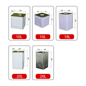 Lattine Rettangolari in Latta da 1L/2L/3L/4L/5L per Uso Industriale, Contenitori Vuoti per Olio d'Oliva e Prodotti Chimici - Product Image 4