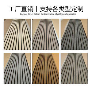 Panneaux acoustiques en fibre de polyester sur mesure avec grille texturée, décorations, absorption acoustique, vente en gros directe usine - Product Image 5