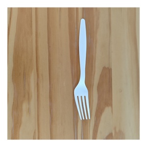 100% biodegradabile Eco Friendly PLA posate coltello forchetta e cucchiaio compostabile da 6/7 pollici stoviglie usa e getta - Product Image 3