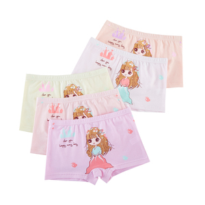 <span class=keywords><strong>Mutandine</strong></span> da ragazza YCH Boxer di cotone con stampa modello carino da bambino a quattro <span class=keywords><strong>mutandine</strong></span> angolari - Product Image 2