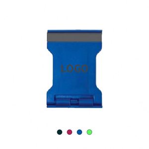 Portable <b>Folding</b> Holder on <b>Desk</b> Rectangular Plastic Mobile Phone Stand - Product Image 1