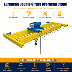 Gran oferta, 10 toneladas, 20 toneladas, polipasto eléctrico europeo, grúa de <span class=keywords><strong>puente</strong></span> aéreo de doble viga a bajo <span class=keywords><strong>precio</strong></span> - Product Image 2