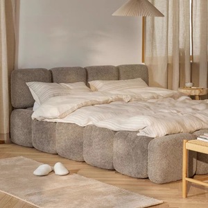 Juego de Cama Moderno Royalune con Almacenamiento Ajustable, Tapicería de Terciopelo Acolchado, Estructura Metálica, Ecológico, Tamaño California <span class=keywords><strong>King</strong></span> - Product Image 4