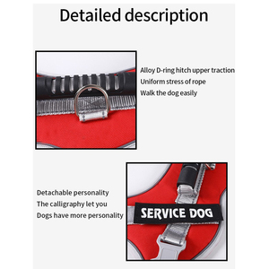 New dog chest strap with traction rope for large dog vest type dog rope dog belt spot factory direct - Product Image 5