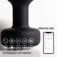 Vibromasseur anal intelligent à 10 fréquences et 7 couleurs, certifié CE FCC RoHS UKCA REACH, avec application de contrôle, 10 ans de garantie, compatible Amazon FBA.
