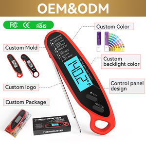 Độ chính xác cao thép không gỉ thịt Nhiệt kế LCD hiển thị ngay lập tức đọc kỹ thuật số thịt Nhiệt kế cho nướng nhà bếp và nấu ăn - Product Image 2