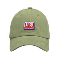 Gorra bordada personalizada estilo Polo gorra de béisbol deportiva de algodón sin estructura ajustable Unisex con texto de logotipo de su propia imagen personalizado