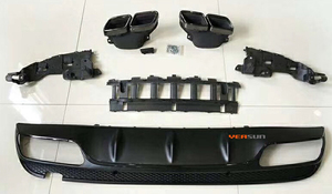 Diffuseur arrière W205 Tuning <span class=keywords><strong>C63</strong></span> AMG pour Mercedes Benz W205 berline AMG 2015 <span class=keywords><strong>2016</strong></span> - Product Image 3