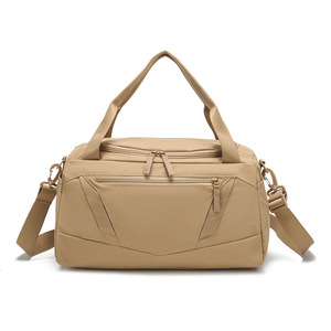 Bolso deportivo Vintage con costuras geométricas de color sólido, bolso de hombro de entrenamiento con asa ancha y gruesa, almacenamiento multicapa, para hombres y mujeres - Product Image 4