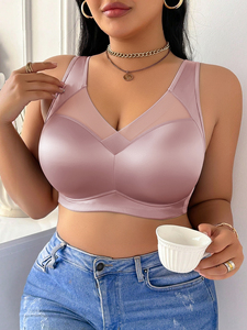 <span class=keywords><strong>Reggiseno</strong></span> a gilet da donna <span class=keywords><strong>taglie</strong></span> <span class=keywords><strong>forti</strong></span> 2026 di alta qualità, confortevole, senza ferretto, copertura completa, con laterali sottili - Product Image 6