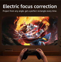 Proyector OEM ODM S35 HD 720P Mini Portátil para el Hogar, Teléfono Inteligente Android, Laptop, Pantalla Compartida, Películas, WiFi 6, Beamer para Exteriores