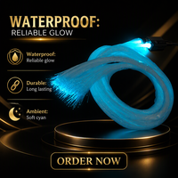 Câble en fibre optique PMMA KINGGREEN End Glow pour plafond étoilé, toit de voiture, chambre à coucher, salon, lumière ambiante LED RGBW